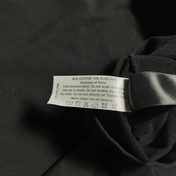 BlackMilk Minimalist T-Shirt Size Med Black Stretch Goth Emo Box Baggy FLAWED - Picture 6 of 9